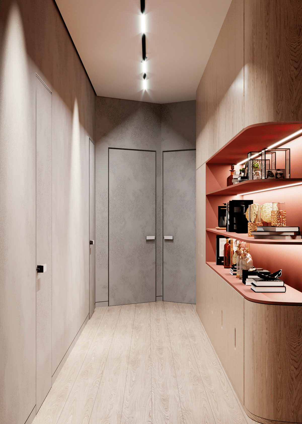 1675502745 847 dva sovremennyh dizayna doma s krasnym oranzhevym i zolotym