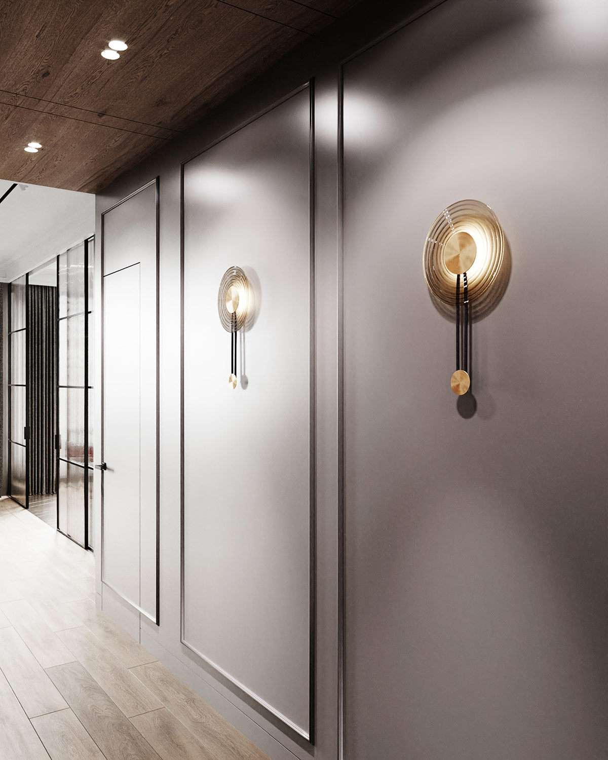 1675502747 531 dva sovremennyh dizayna doma s krasnym oranzhevym i zolotym