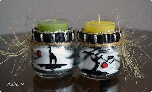 Придайте свечам особый шарм с помощью сухих цветов