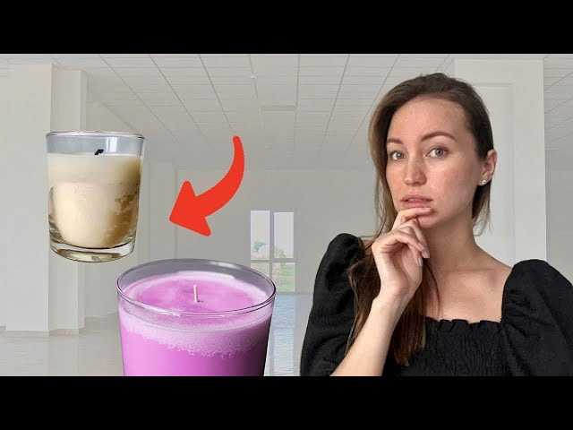 Ошибки при изготовлении свечей в домашних условиях