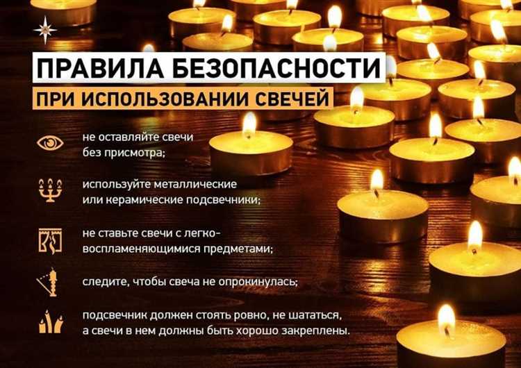 Безопасность при изготовлении свечей - советы и меры предосторожности для домашнего производства 4 Никогда не оставляйте горящие свечи без присмотра