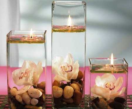 Техника изготовления колонных свечей с необычными узорами