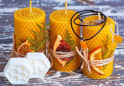 Создание оригинальных свечей с использованием различных форм и инструментов 2 4. Лепка