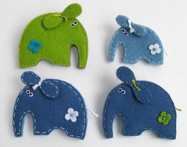 Идеи для работы с фетром