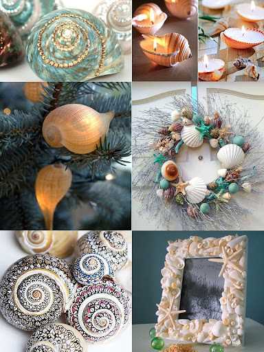 3. Мобиль из ракушек и камней