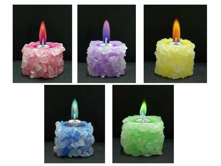 Использование глиттера для создания блестящих свечей