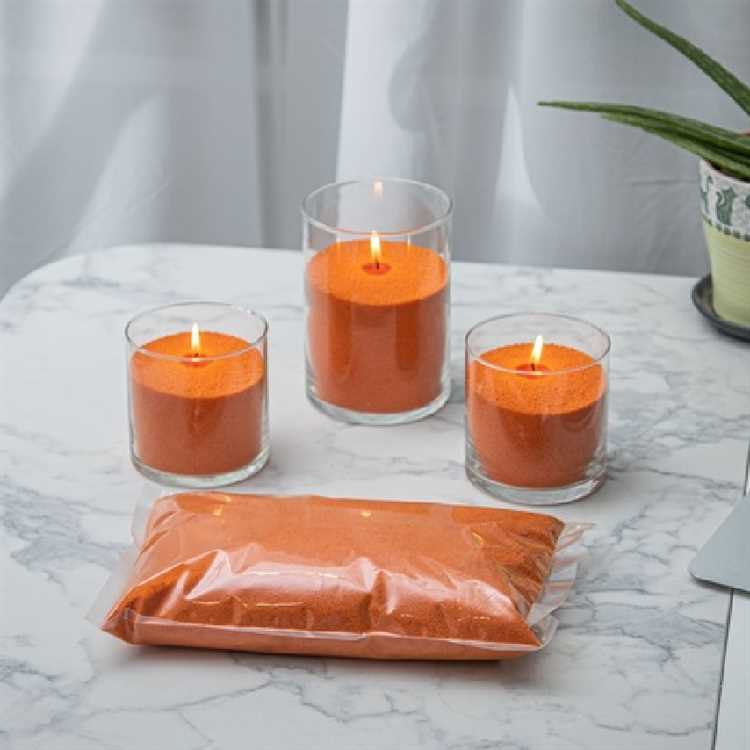 Разноцветная крошка для свечей