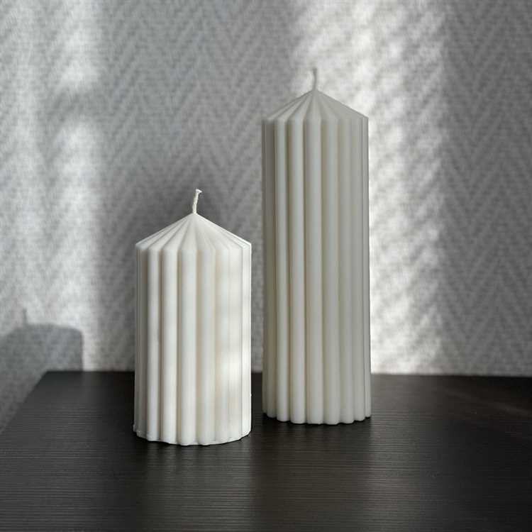 1. Цветные свечные формы