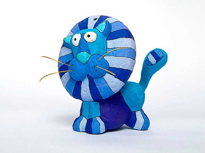 Процесс создания поделок из папье-маше: